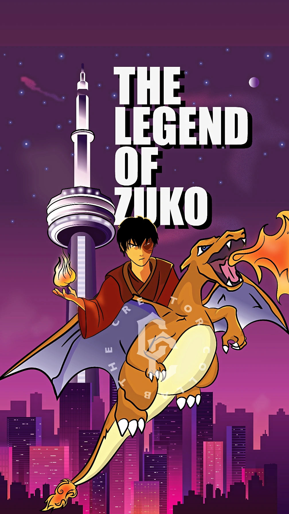 Zuko on Charizard Graphic Tee